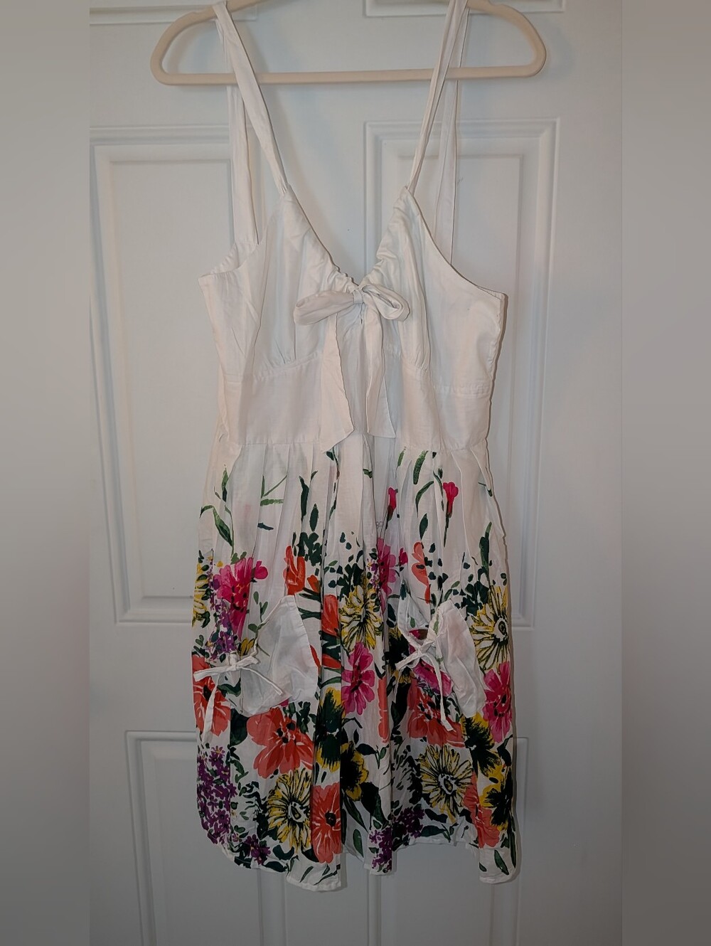 Jackpot Floral Mini Dress White & Pink One Size NWT